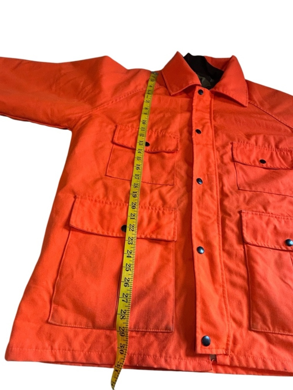 Winchester Blaze Orange Hunting Jacket w Camo Liner Mens M - Picture 3 of 16
